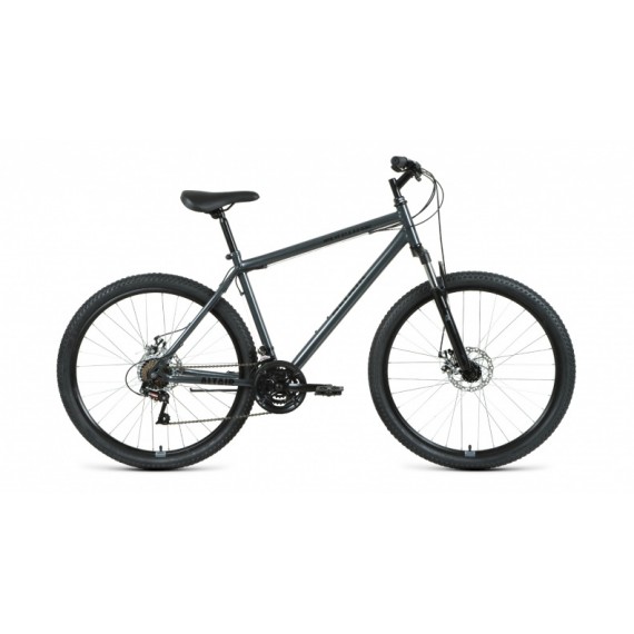 Велосипед ALTAIR MTB HT 27,5 2.0 disc (27,5" 21 ск. рост 19") 2020-2021, темно-серый/черный