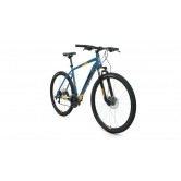 Велосипед FORWARD APACHE 29 3.2 disc (29" 21 ск. рост 19") 2020-2021, бирюзовый/оранжевый