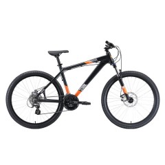 Велосипед Stark'20 Shooter-1 чёрный/белый/оранжевый 18"